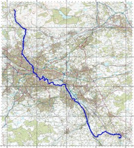 Killearn to New Lanark route